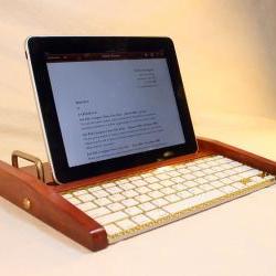 iPad Workstation - Keyboard - Tablet Dock - Cherry - iPad, IPhone, Tablet Bluetooth Keyboard Computer Desktop Workstation